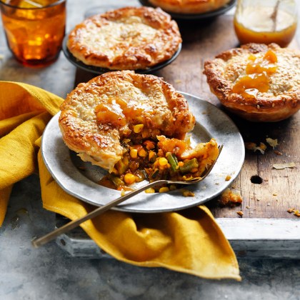 Tikka Masala Vegetarian Pies